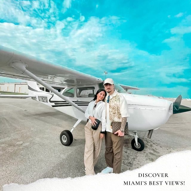 Miami Beach: Private Luxury Airplane Tour with Champagne - Fisher Island and the Miami Beach approach