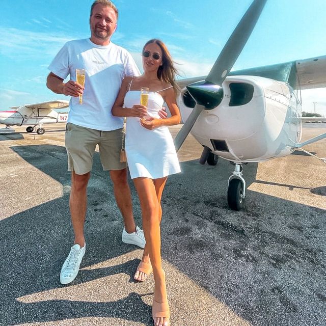 Miami Beach: Private Luxury Airplane Tour with Champagne - Key spots around the airport return: Cape Florida area