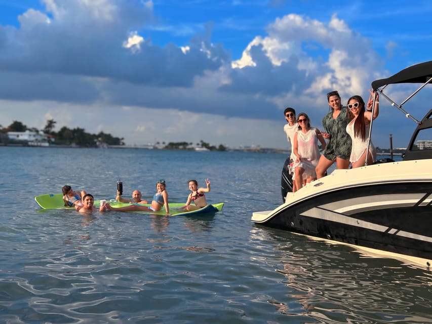 Miami: Private Luxury Boat Charter with a Captain - The SeaRay SDX setup: restroom, sound, seating, and the “small things” that matter