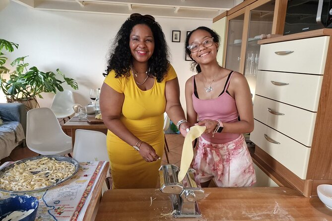 Milan: Pasta, Tiramisu, Cooking Class! Learning Premium Products! - Making handmade pasta: eggs, flour, and a traditional machine