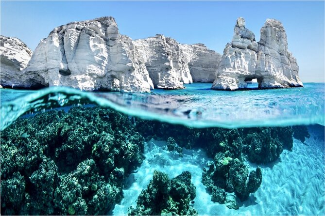 Milos: Luxury Private Cruise—Kleftiko Sarakiniko Poliegos - Kleftiko Beach: Pirate Coves, Clear Water, and Snorkel Time