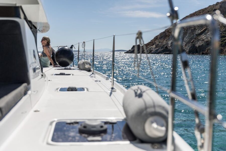 Naxos: Luxury Catamaran Day Trip with Lunch and Drinks - Where the Day Starts: Naxos Marina and a 9:30 AM Departure