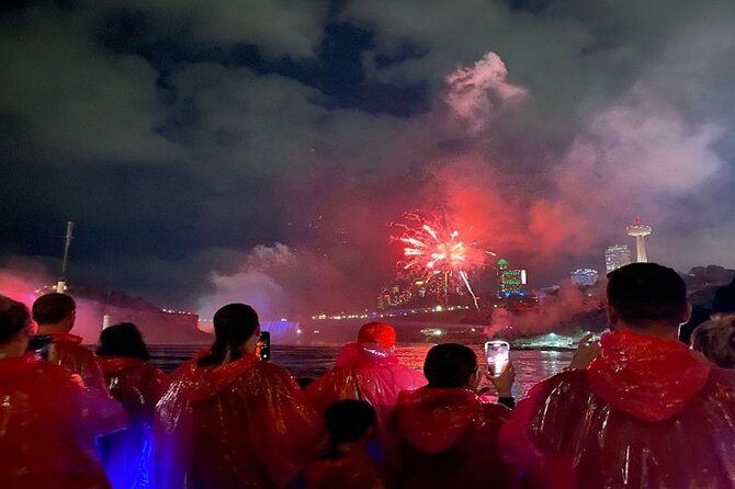 Niagara Falls Premium Night Tour: Fireworks Boat Cruise & Dinner - Illumination Tower: You Change the Color of the Falls