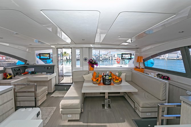 Nude Naturist Catamaran Boat Luxury Charter in St Maarten - Tintamarre Island: nature-focused cruising and a quieter feel