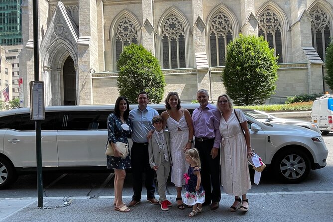 NYC Private Tour With Tour Guide-Stretch Limo, SUV Or Luxury Van - Champagne in a stretch limo: fun detail, not the whole point