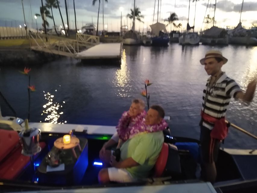 Oahu: Luxury Gondola Cruise with Drinks and Pastries - The Boat Feels Intimate (and That’s the Point)