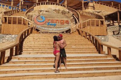 Orange Bay Island Luxury Boat With Lunch & Water Sport - Hurghada - Pickup, marina, and getting out on time (or close)