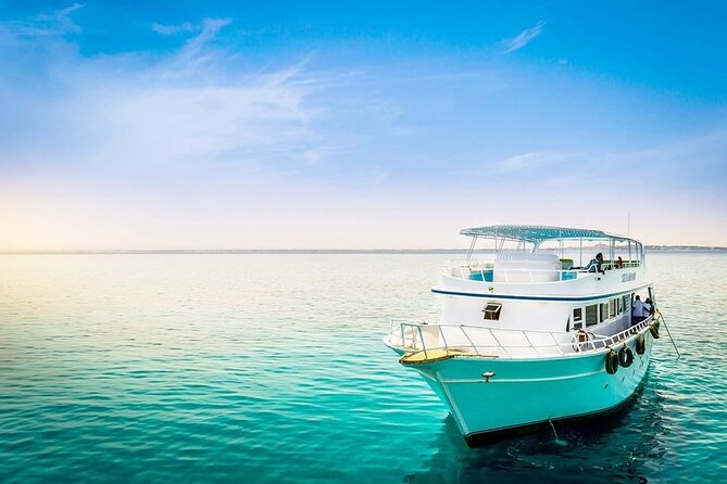 Orange Bay Island Luxury Boat With Lunch & Water Sport - Hurghada - Guided snorkeling sessions: two chances to see coral up close