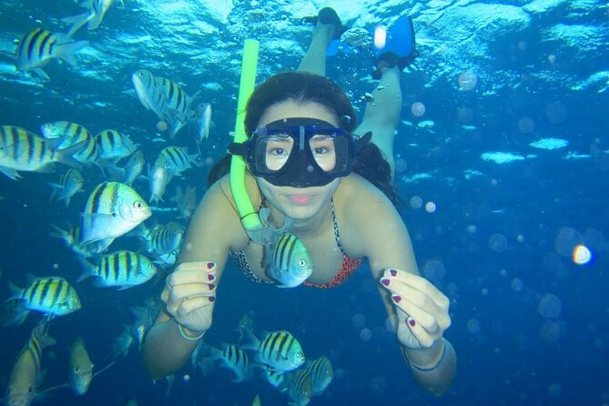 Orange Bay Island Luxury Boat With Lunch & Water Sport - Hurghada - Orange Island stop: beaches above water, reef time below