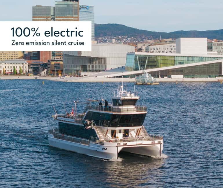 Oslo: Guided Sightseeing Fjord Cruise on Premium Silent Boat - Your 2-hour route: close views of Akershus, the Opera, and the Oslo shoreline
