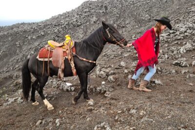 Pacaya Volcano Luxury Sunset Horseback Riding Tour/ Dinner Cooked by-Lava Chef - The ride up: lava rock, a relaxed pace, and real beginner friendliness