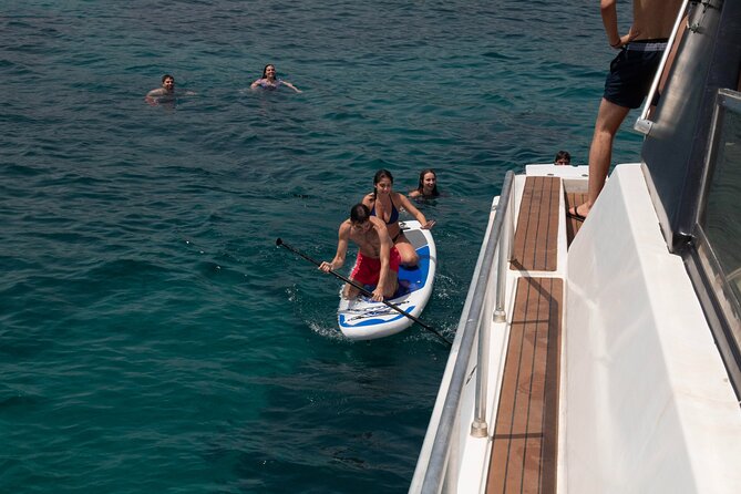 Palermo from the Sea : Luxury Trip between Crystalline Bays, BBQ and Relax - Isola delle Femmine: snorkeling, SUP, seabob, and massage options