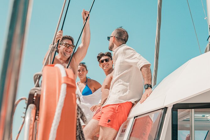 Panormo: Luxury Catamaran Cruise with Lunch & Open Bar - Mediterranean Lunch and Open Bar: What You Get (and What It Means)