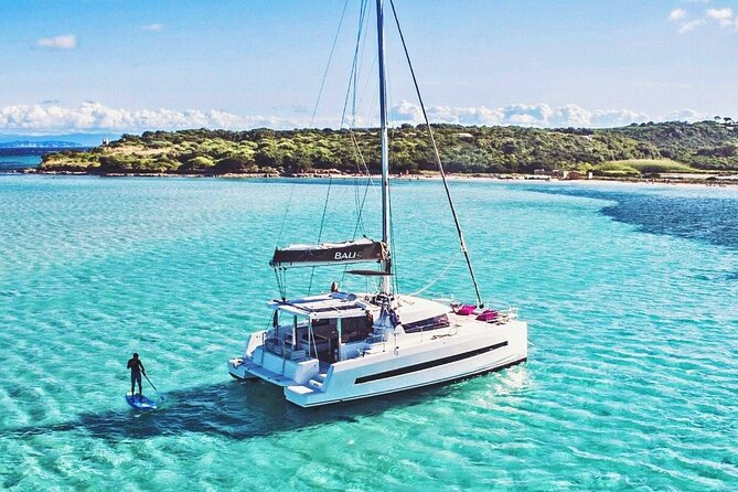 Panormo: Luxury Catamaran Cruise with Lunch & Open Bar - Bali Bay, Crete: Swim Time in Clear Water and Rocky Reefs