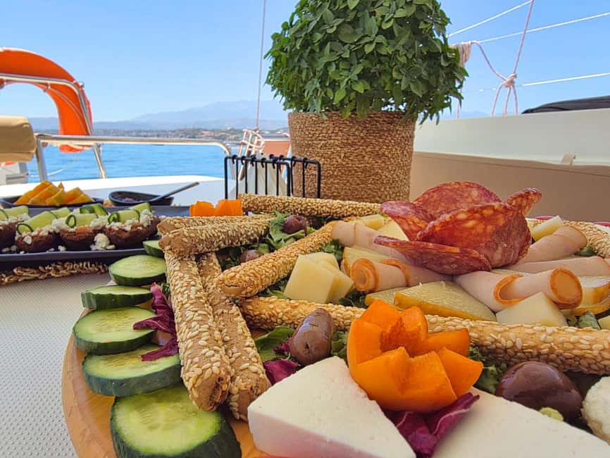 Panormo: Luxury Sunset Catamaran Cruise Sushi & Open Bar - Drinks: open bar plus the small extras that make it feel premium