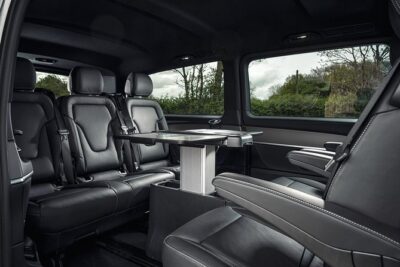 Paris Airport Transfer: Paris Airport CDG to Paris by Luxury Van - The Mercedes EQV / Class V Ride: Comfort, Space, and Small Perks
