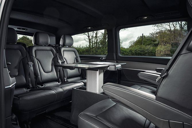 Paris Airport Transfer: Paris Airport CDG to Paris by Luxury Van - The Mercedes EQV / Class V Ride: Comfort, Space, and Small Perks
