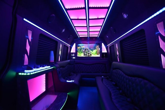 Party Bus Luxury Sprinter Limos - Getting In near Seminole Hard Rock Hollywood