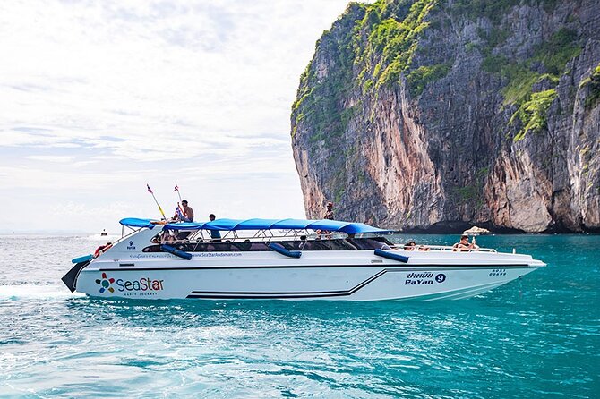 Phi Phi and Khai Islands Premium Service Trip by Seastar Andaman From Phuket - Phi Phi Ley: quick transfer, quick island glow