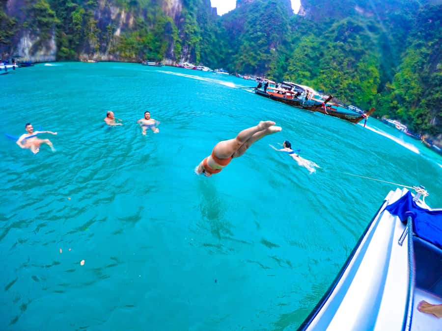Phi Phi & Bamboo Islands: Premium Day Trip w/ Seaview Lunch - Viking Cave: Limestone Formations, Short and Sweet