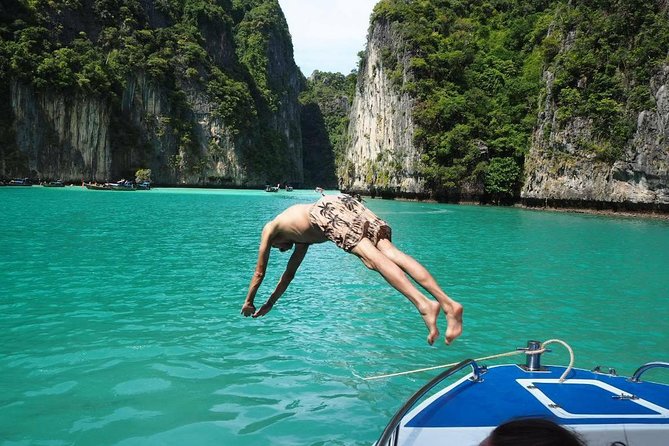 Phi Phi & Maya Bay Speedboat: All-Day Food & Choice of 3 Marinas - Maya Bay, Monkey Beach, and the Phi Phi Stop Sequence
