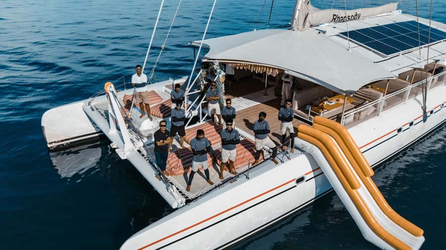 Phuket: Coral & Racha Sunset Luxury Catamaran Party Cruise - Racha Island: Snorkeling and Water Toys With Real Options