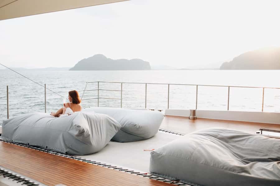 Phuket: James Bond Island Luxury Sunset Cruise - The big yacht experience: lounging that still feels fun