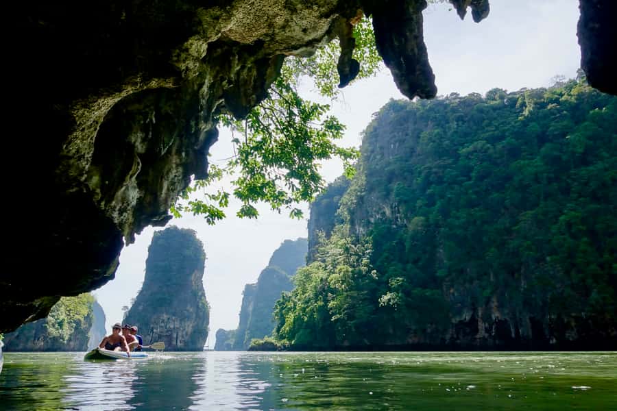 Phuket: Luxury Small Group Phang Nga and Beyond Tour - Hong Island sea-canoe time through the limestone maze