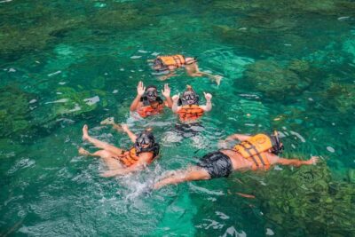 Phuket: Phi Phi, Bamboo & Maithon by Premium Speed Catamaran - Bamboo Island: your first big swim break