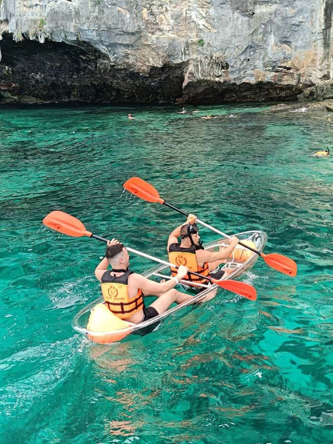 Phuket: Phi Phi, Bamboo & Maithon by Premium Speed Catamaran - Monkey Beach quick stop: short photos, no lingering
