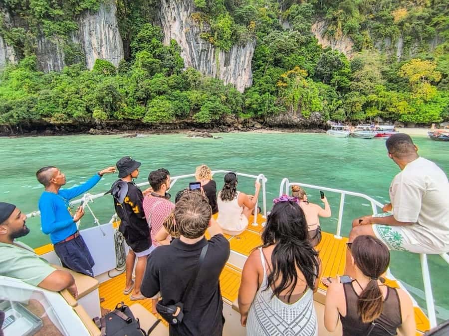 Phuket: Phi Phi, Bamboo & Maithon by Premium Speed Catamaran - Viking Cave: snorkeling plus clear-kayak time