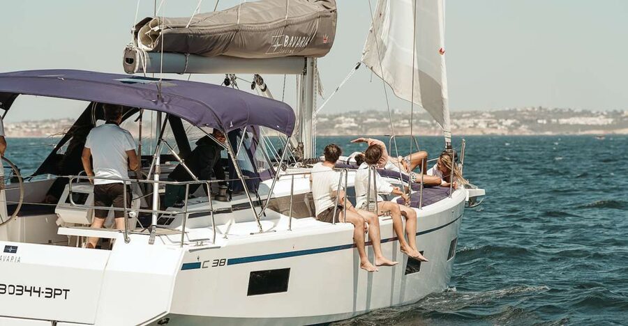Portimao: Luxury Sail-Yacht Cruise with Sunset Option - The crew-led tour: stories, guidance, and safety that feels practical