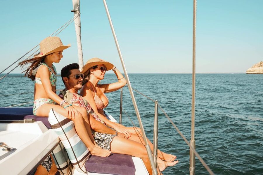 Portimao: Luxury Sail-Yacht Cruise with Sunset Option - Luxury sailing comfort: big-deck calm, not cramped cave chaos