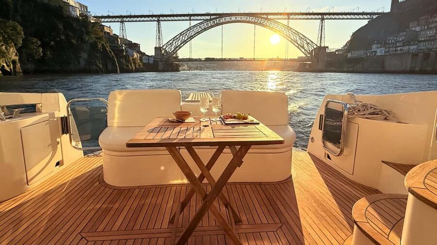 Porto: Luxury 6 Bridges Yacht Cruise with Wine & Snacks - Crew + yacht comfort: what luxury actually means here