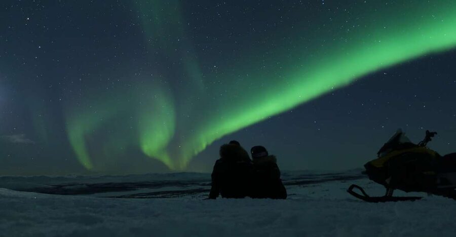 Premium Aurora Snowmobile Ride With Panoramic Views - Máttaráhkká tipi dinner: food that warms you up for aurora watching
