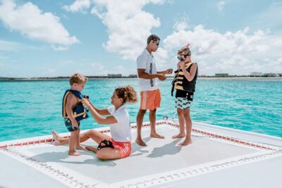 Premium Catamaran Morning Sail: Snorkeling, Mimosas and Brunch - “Brunch cruise” means brunch bites, plus Champagne-style starts