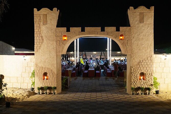 Premium Deluxe Dubai Safari with Camel Ride, Sandboard & BBQ - Lahbab red dunes: dune bashing with an off-ramp option