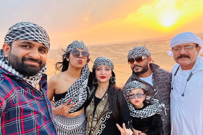 Premium Desert Safari Activities for Group and Family - Belly dancing, Tanoura, and fire show: the entertainment is part of the meal plan