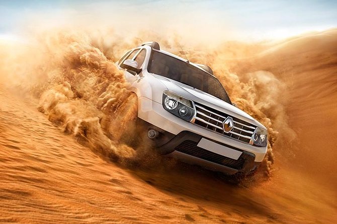Premium Desert Safari Dubai: Desert Camping & Dune Bashing - Lahbab dunes dune bashing: steep climbs, fast drops, and sunset stops