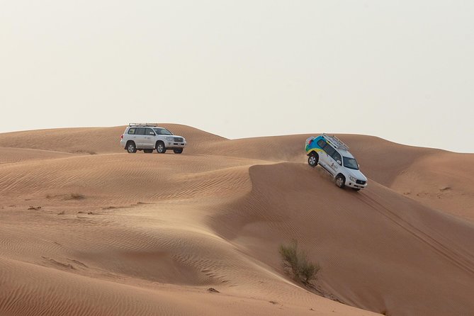 Premium Dubai Desert Safari with BBQ Dinner in the Red Dunes - Entering The Dubai Desert With a 4x4 Pickup That Actually Matters