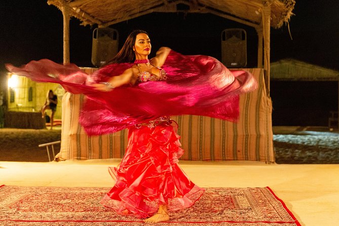 Premium Dubai Desert Safari with BBQ Dinner in the Red Dunes - Upgrade Option: Exclusive Dinner With Sparkling Wine