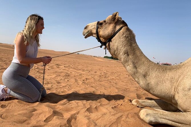 Premium Evening Desert Safari, Quad Bike, Camel & VIP BBQ Dinner - Quad Biking at Al Madam: Gear Up and Ride Red Dunes