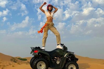 Premium Evening Desert Safari with Quad Bike, Camel Ride and BBQ Dinner - VIP Hummer dune bashing in Lahbab: the “heart in your throat” portion
