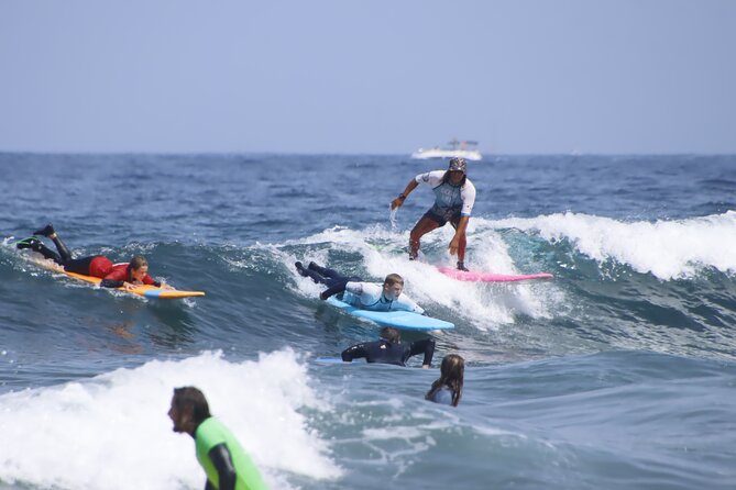 Premium Group Surf (2h) – Only 5 Students, Team Incl (+ 13 years) - Playa de las Américas: a practical base for your Tenerife surf day
