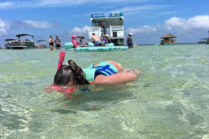Premium Non-Private 3 Hour Crab Island Tour with Bathroom - Shared floats and paddle boards: how to make it feel comfortable