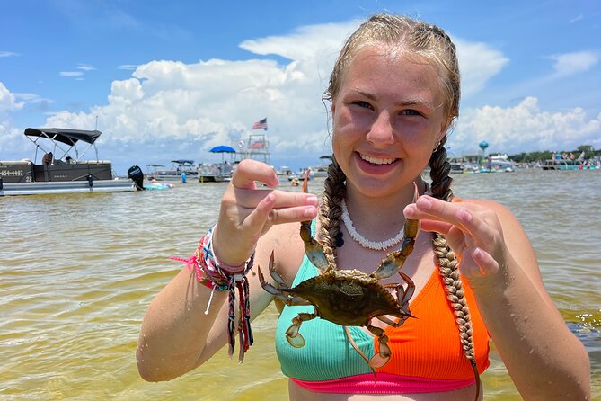 Premium Non-Private 3 Hour Crab Island Tour with Bathroom - Weather reality in the Gulf: plan for water color changes