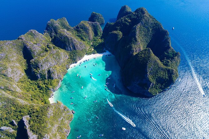 Premium Phi Phi, bamboo island tour Speed Catamaran - Chalong Pier Setup: Snacks, Rules, and Seasickness Support