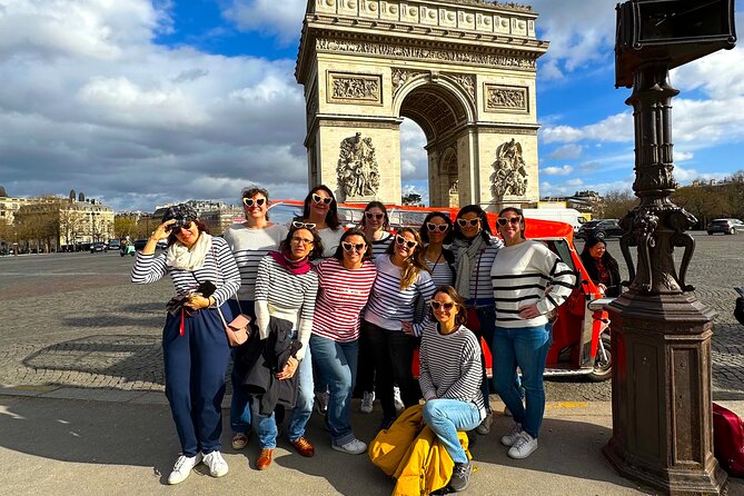 Premium private tour of Paris in an Electric TukTuk (4 hours) - Arc de Triomphe: quick, iconic, and photo-driven