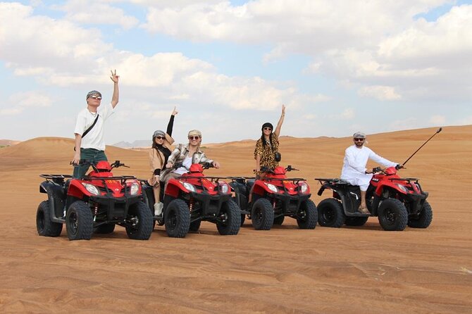 Premium Red Dunes Bashing with Quad Bike, Camel, Falcon &VIP Camp - Key highlights worth clocking before you go