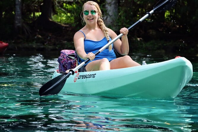 Premium Single Kayak Rental In Crystal River, Florida - Price and Value for a Premium Kayak Rental at $55